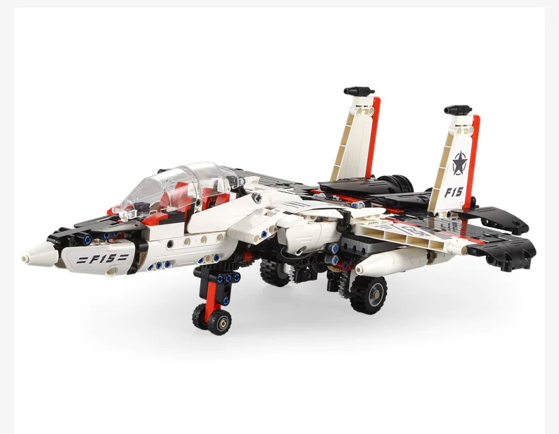 KLOCKI 2w1 CADA TECHNIC RC 2.4GHz SAMOLOT ROBOT