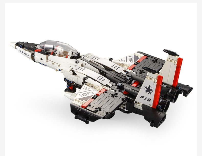 KLOCKI 2w1 CADA TECHNIC RC 2.4GHz SAMOLOT ROBOT