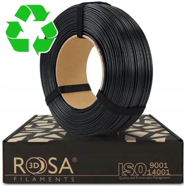 FILAMENT 3D ReFill R-PET-G Impact 1,75mm Black 1kg