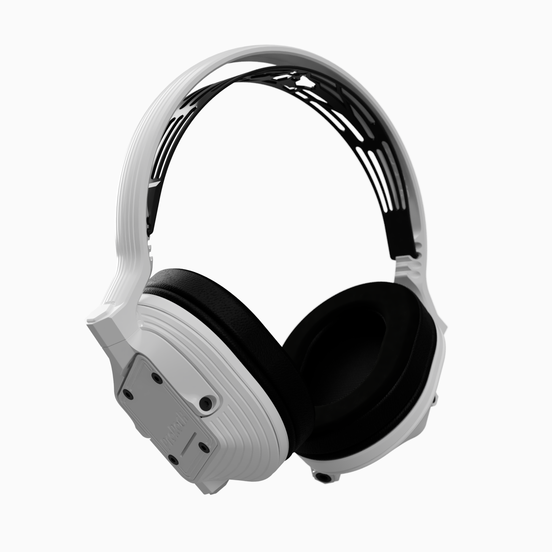 ProRock DIY 3D printed Premium Audio Headphones Set White