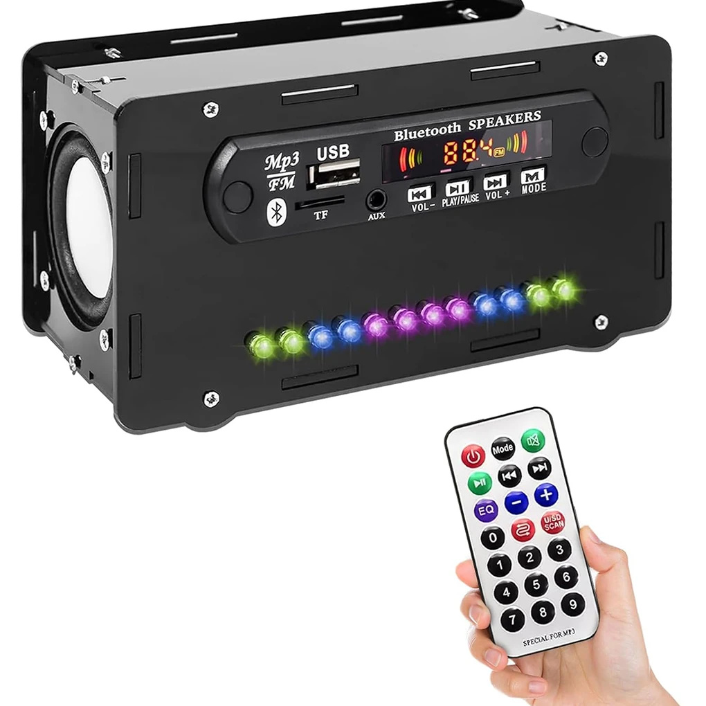 ProRock Bluetooth Speaker with FM Radio DIY Kit Black case