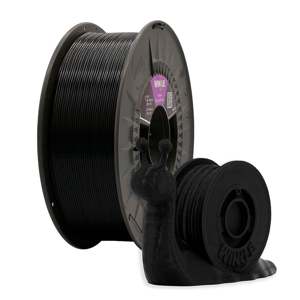 WINKLE PLA-HS Filament 1.75mm 1000g Flash Black Czarny