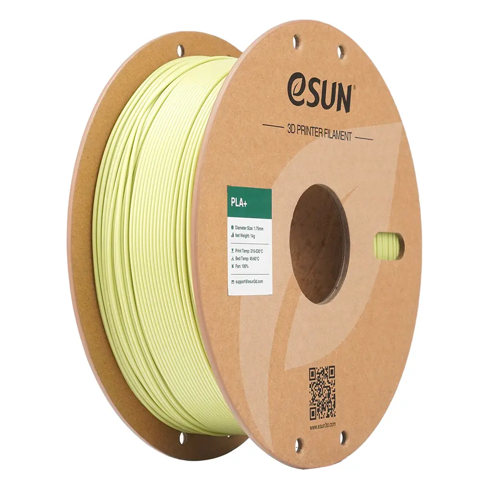 eSun PLA+ Filament zielona musztarda 1.75mm 1kg papierowa szpula