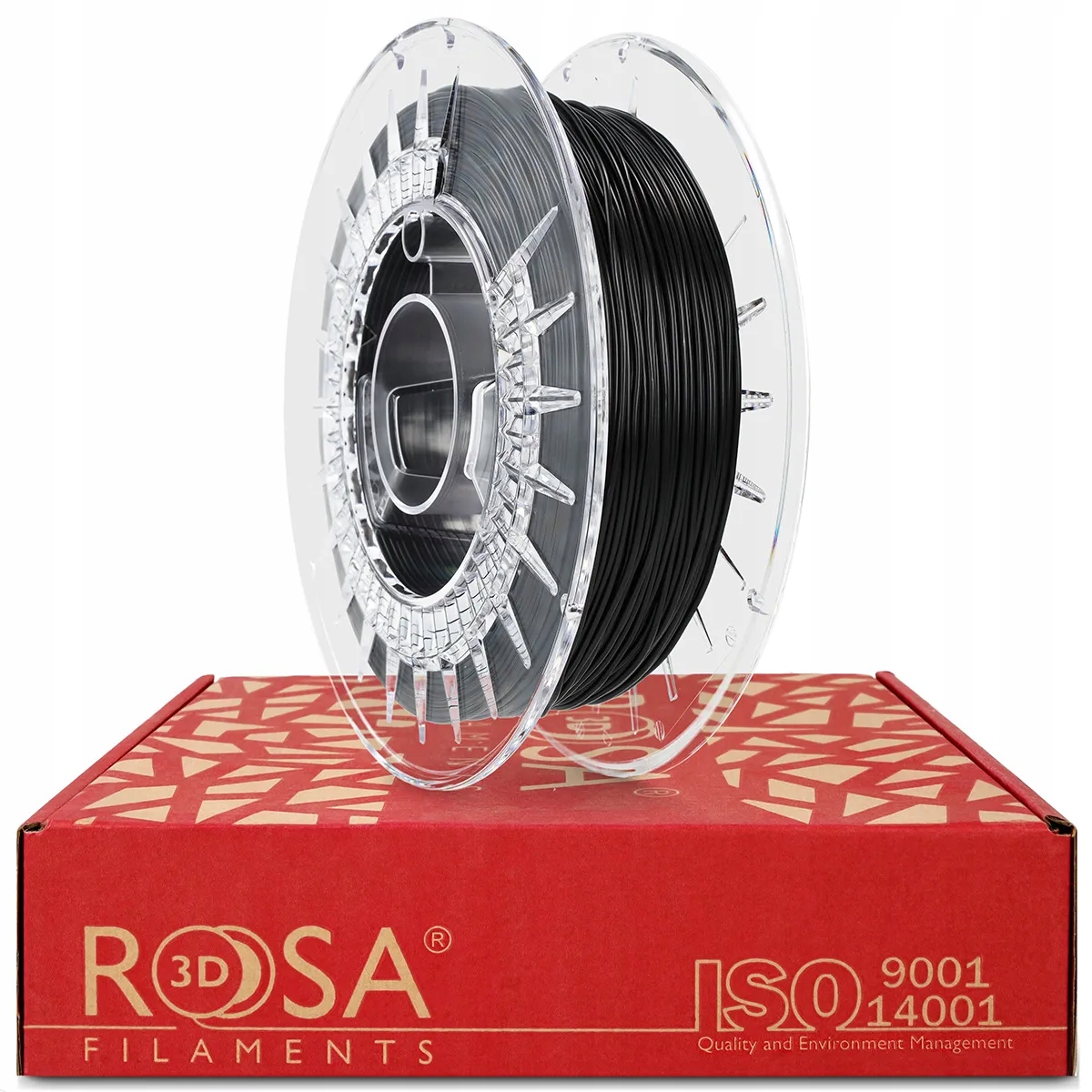 FILAMENT 3D ROSA-Flex 85A Black 1,75mm 0,5kg