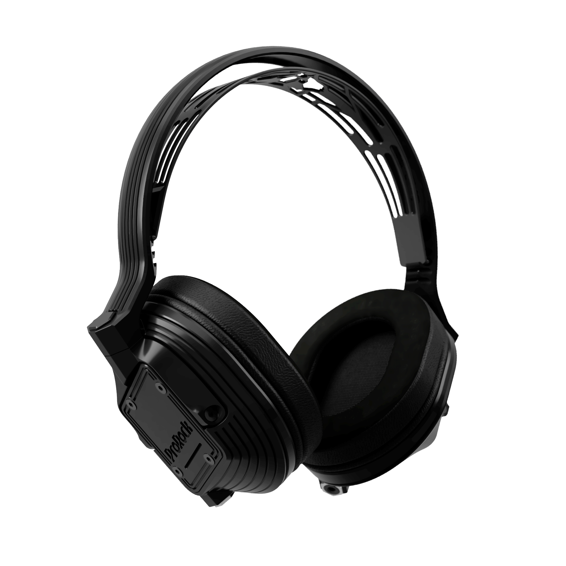 ProRock DIY 3D printed Premium Audio Headphones Set Black