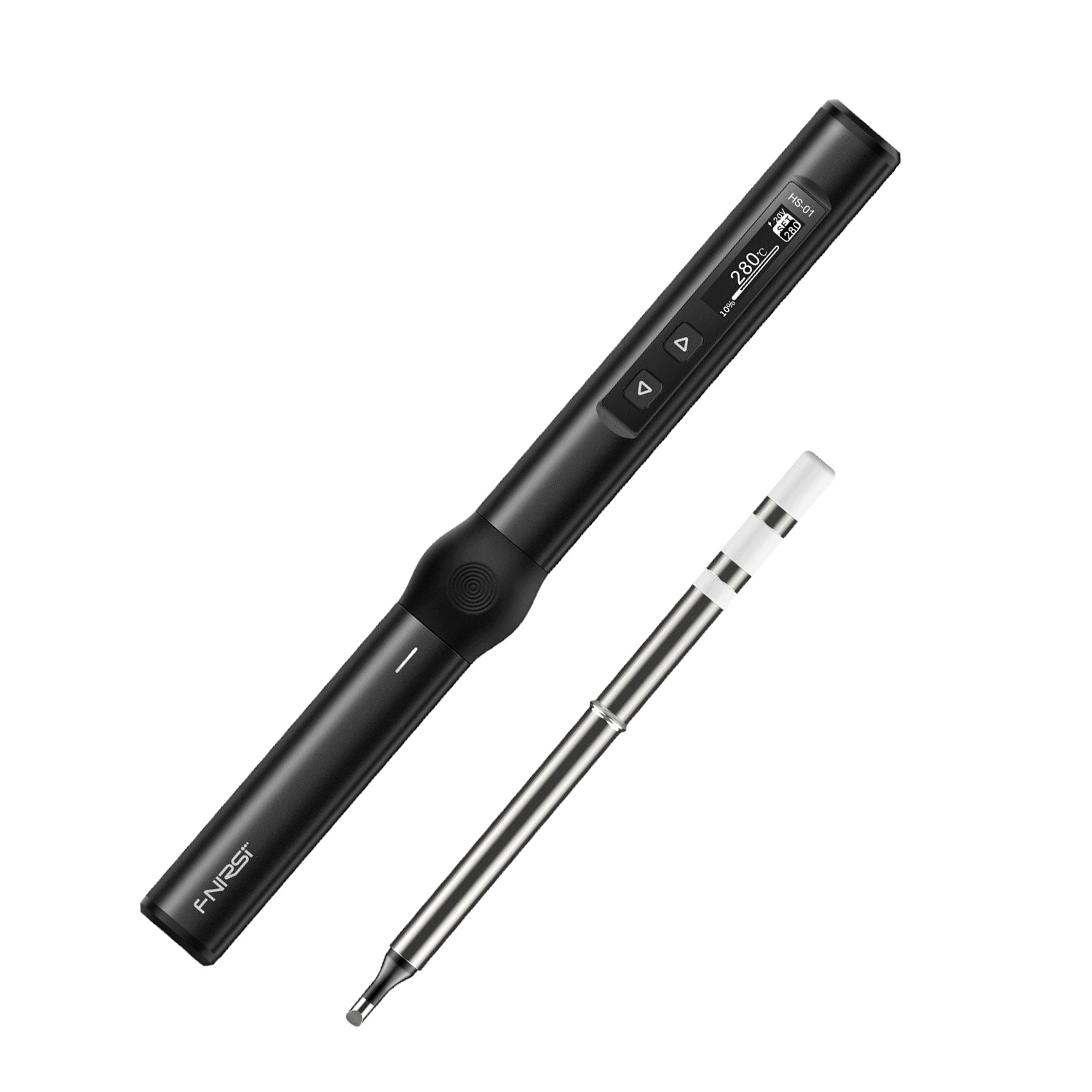 OUTLET PO ZWROCIE FNIRSI HS-01 inteligentna elektryczna lutownica czarna