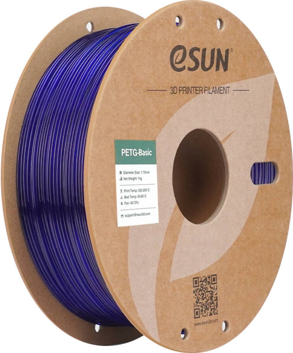 eSUN PETG-Basic Filament 1.75mm 1000g Translucent Blue