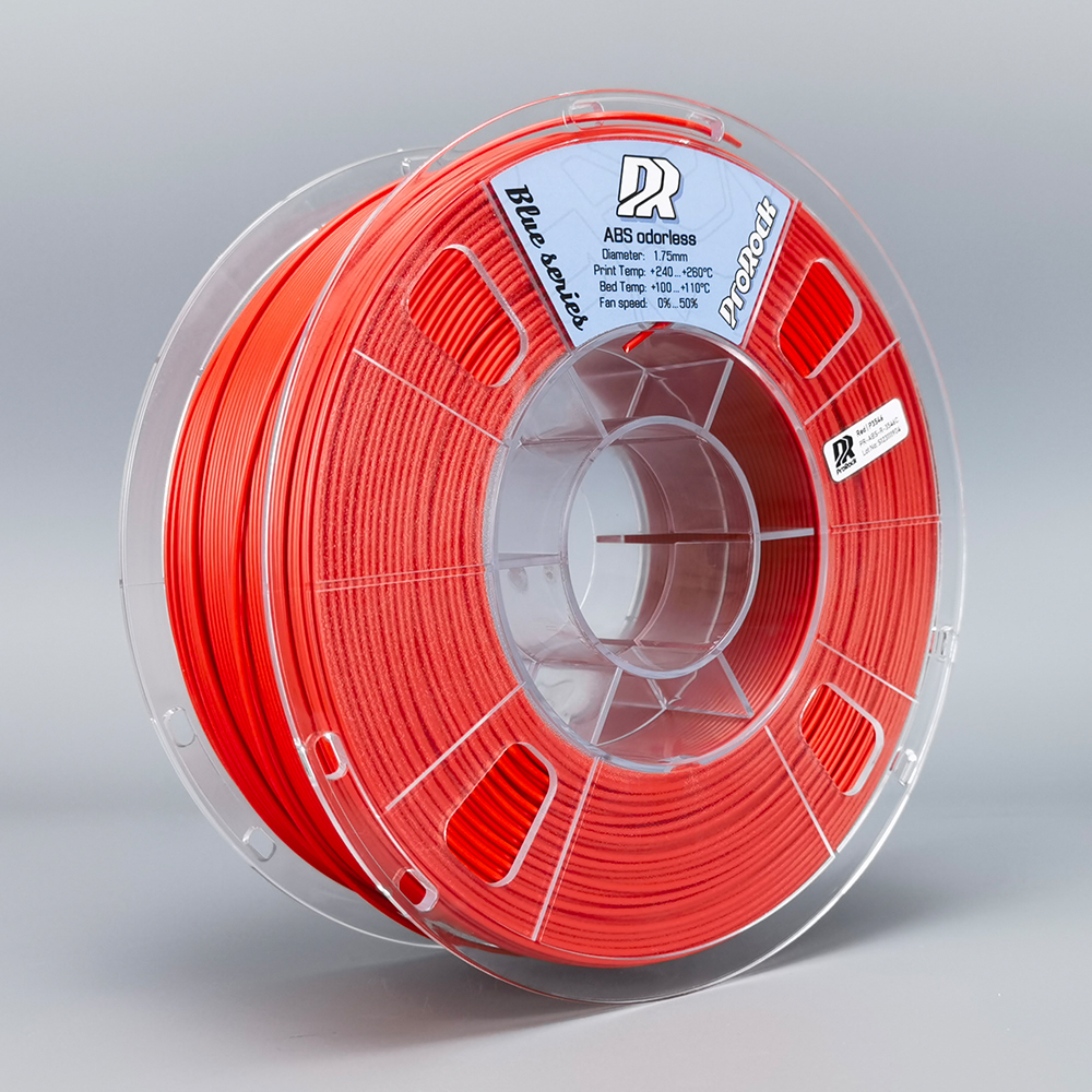 ProRock ABS Odorless Filament 1.75mm 1000g Red Czerwony