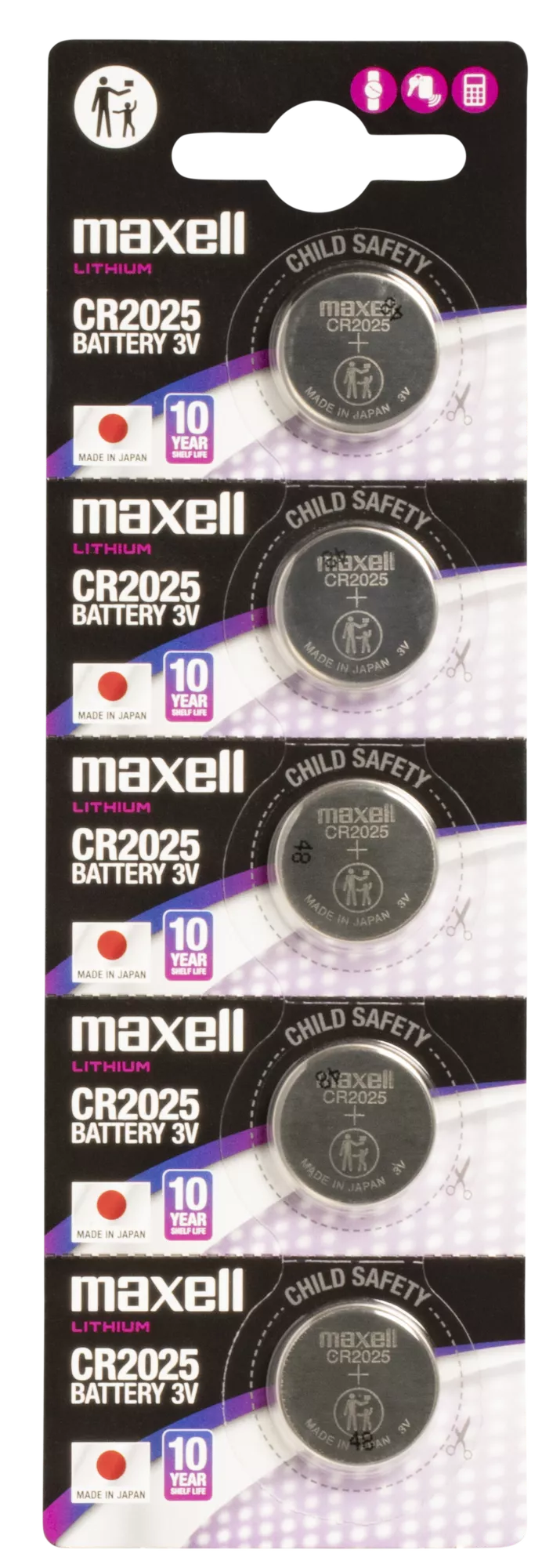 Maxell Bateria litowa CR2025 HOLOGRAM Blister 5 szt