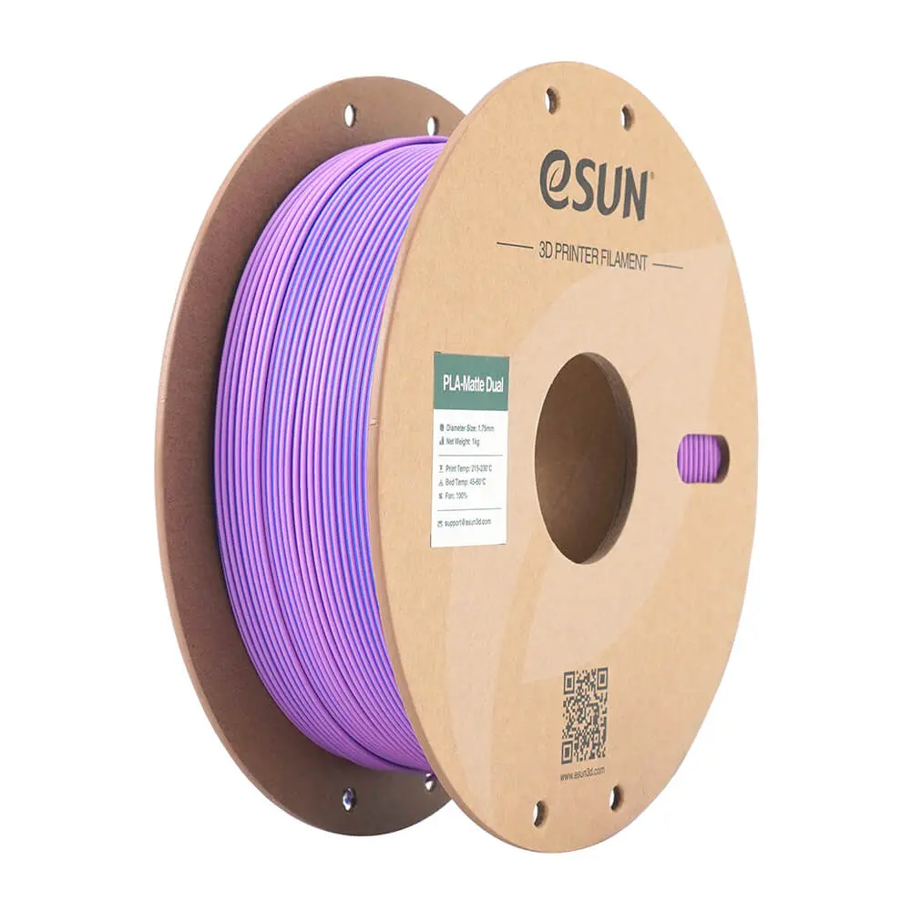 eSUN PLA-Matte Dual Filament 1.75mm 1000g Purple Blue Niebieski