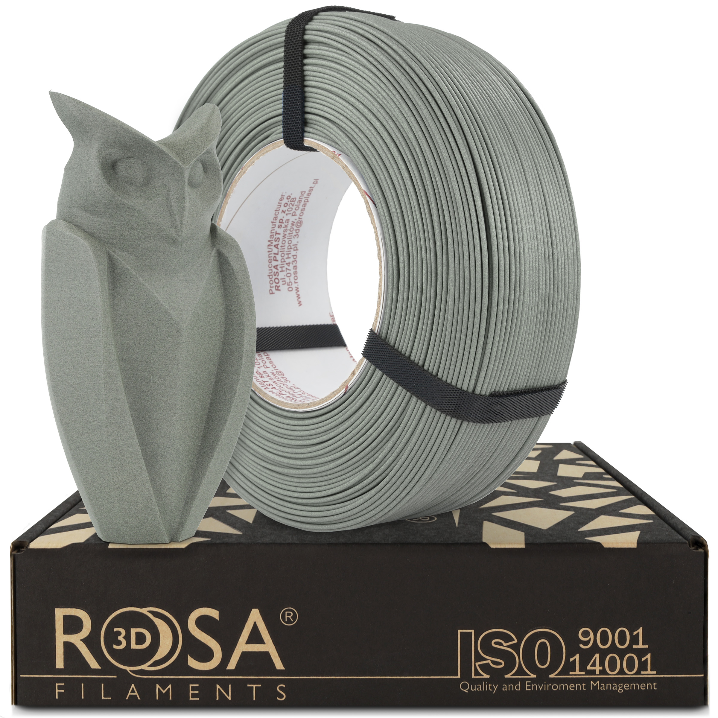 FILAMENT 3D ReFill PLA-CF Matt Stone warm gray 1,75mm 1kg
