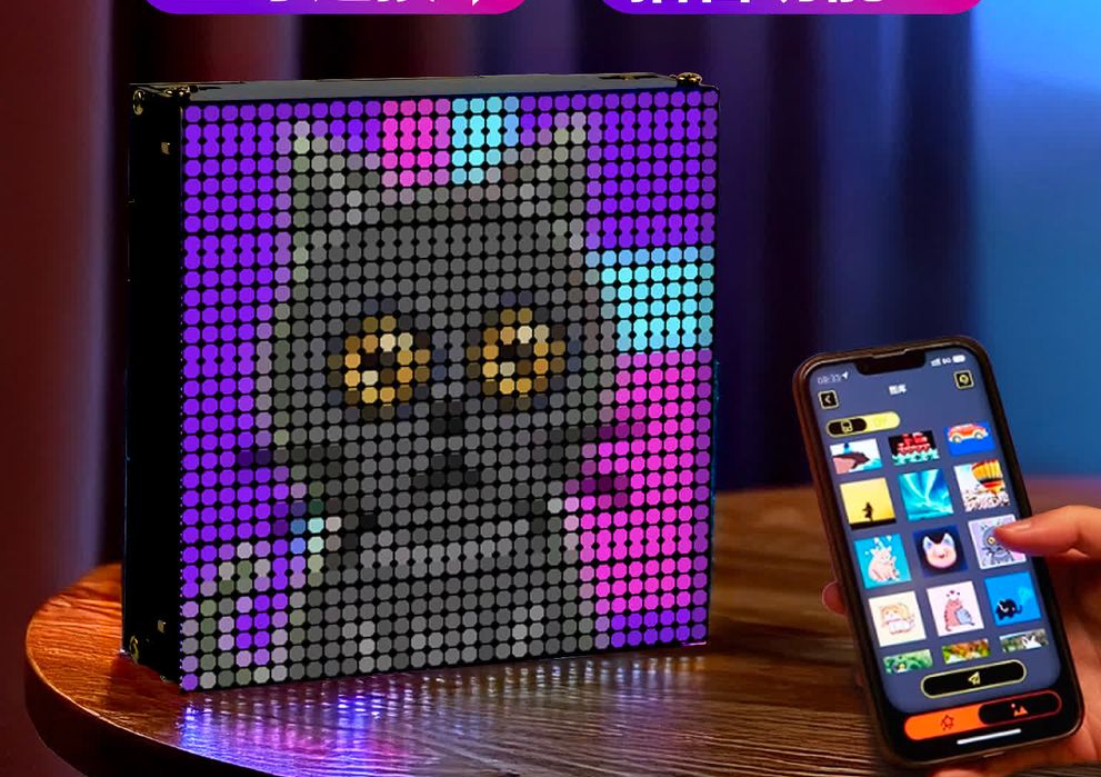 Zestaw do samodzielnego montażu zegar z widmem muzycznym DIY Kit