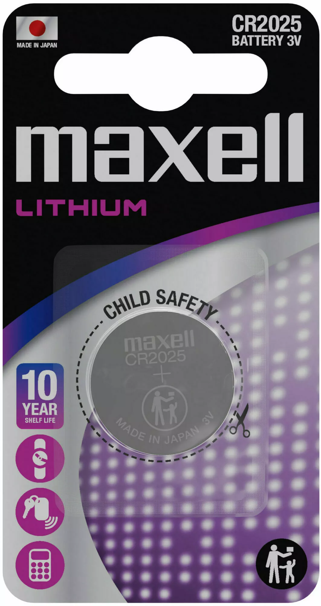 Maxell Bateria litowa CR2025 Blister 1 szt