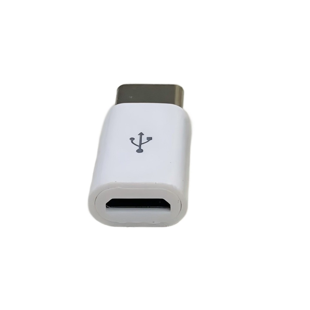 ProRock White Micro to Type-C Charger Adapter
