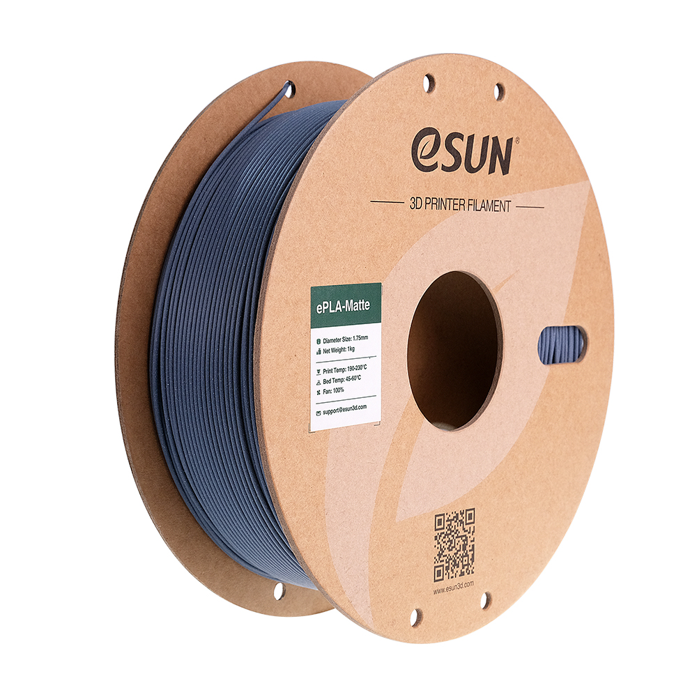 eSUN PLA-Matte Filament 1,75mm 1000g ciemnoszary