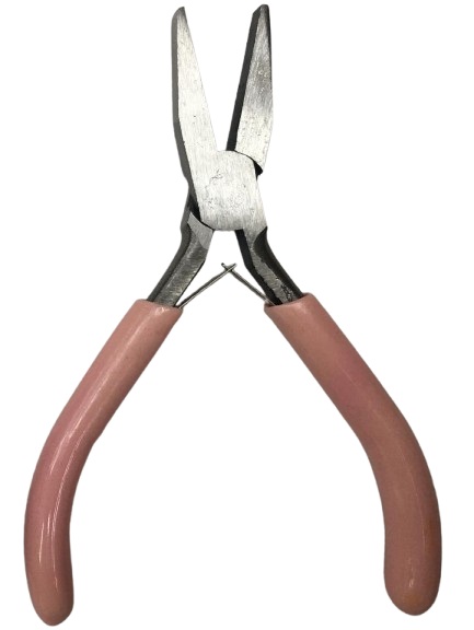 ProRock 4,5-calowe szczypce z płaskim noskiem różowe