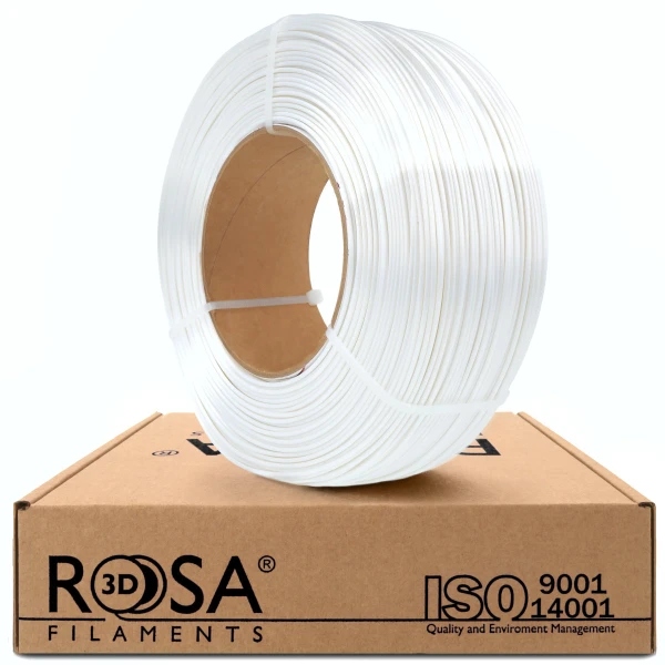 FILAMENT 3D ReFill PLA-Silk White 1,75mm 1kg