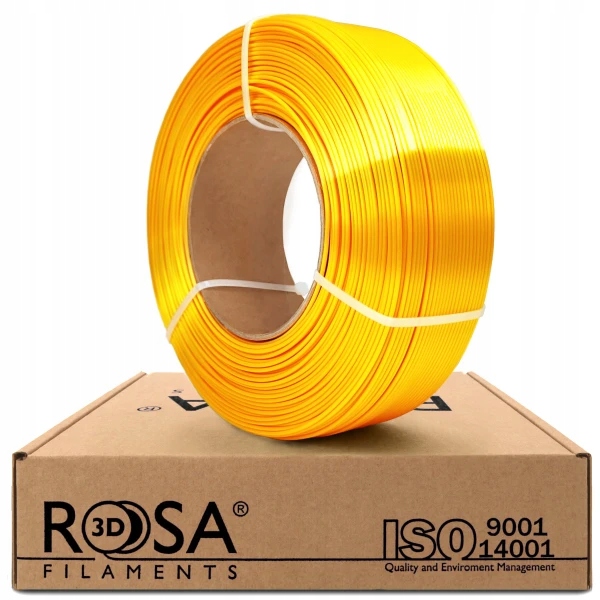 FILAMENT 3D ReFill PLA-Silk Yellow 1,75mm 1kg