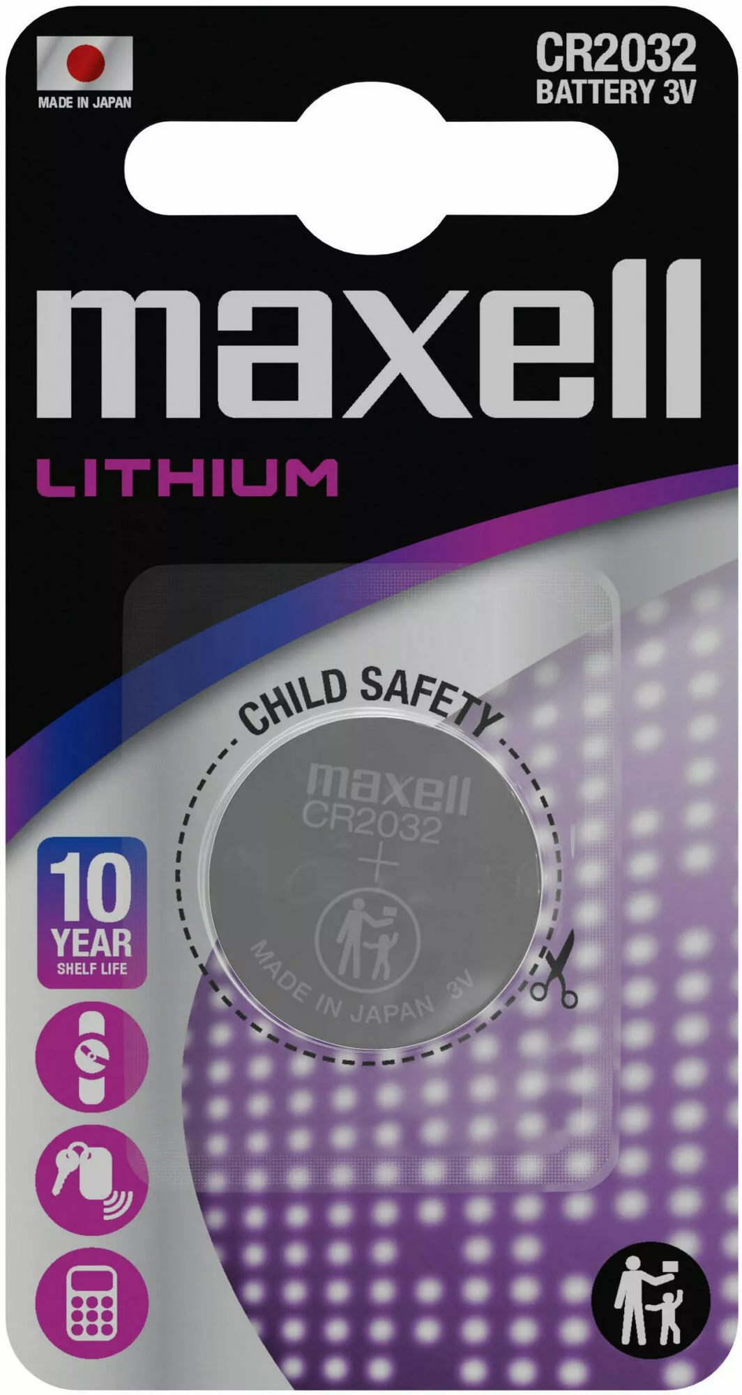 Maxell Bateria litowa CR2032 1 szt blister pastylkowa