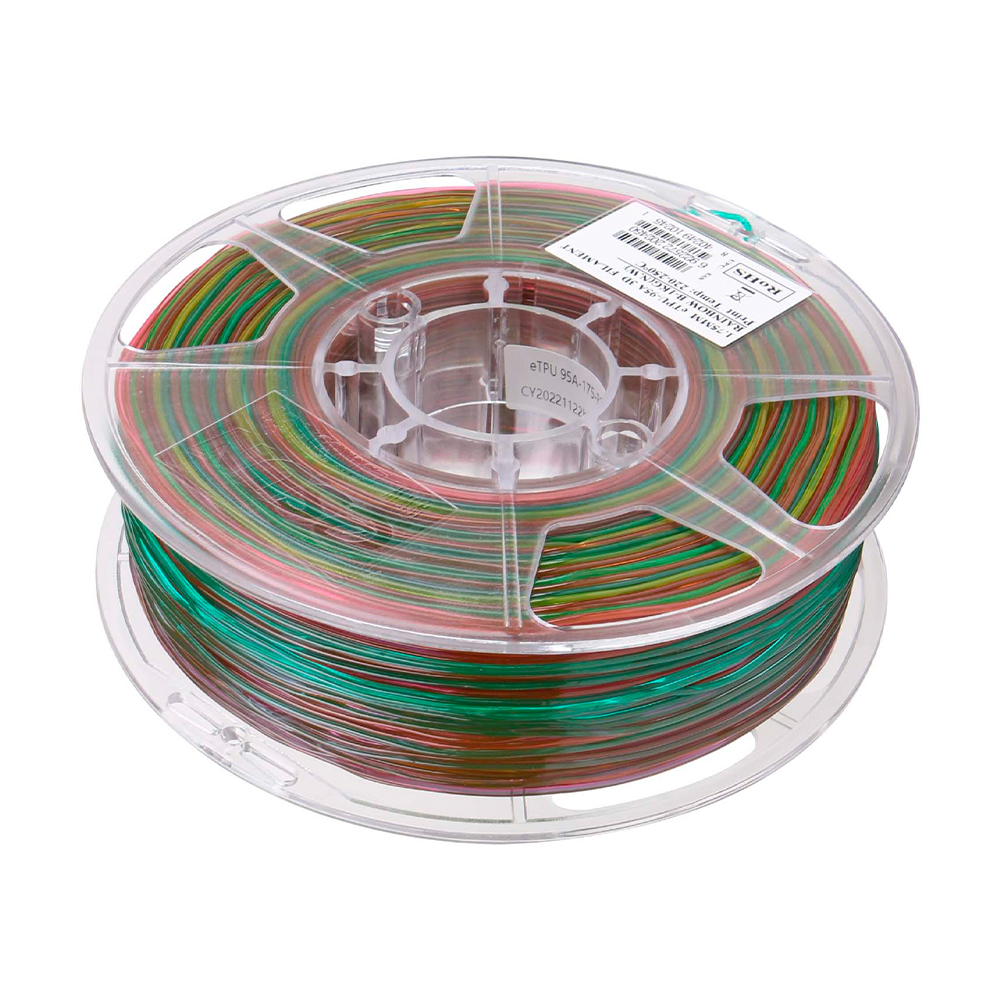 eSUN TPU-95A Filament 1,75mm 1000g tęczowy B