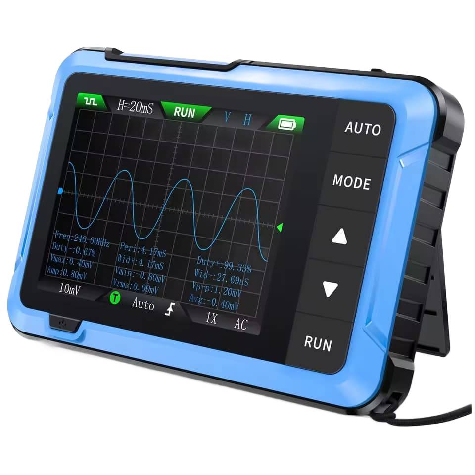 FNIRSI DSO-510 2 w 1 Mini ręczny oscyloskop cyfrowy DDS Generator sygnału