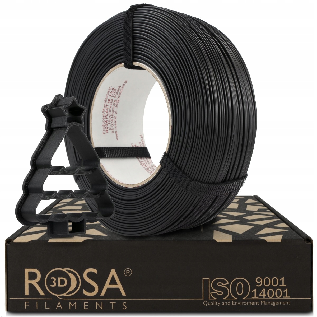 FILAMENT 3D ReFill BioCREATE HT 1,75mm Black 1kg