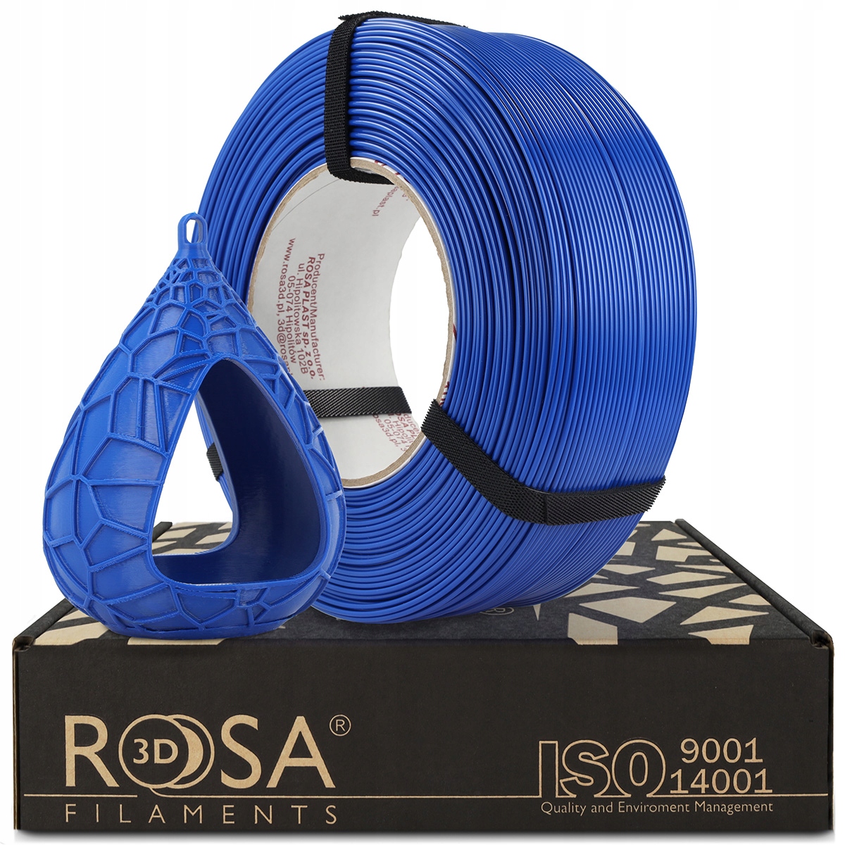 FILAMENT 3D ReFill PET-G Standard HS 1,75mm Signal Blue (Ral 5005) 1kg