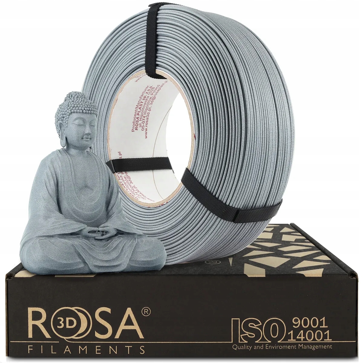 FILAMENT 3D ReFill PLA-CF Matt Stone cold gray 1,75mm 1kg