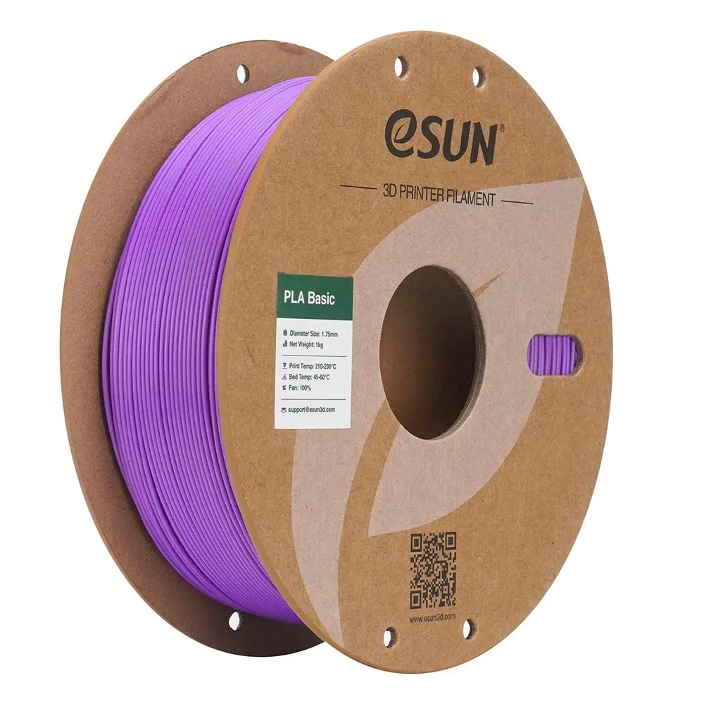 eSUN PLA-Basic Filament 1.75mm 1000g papierowa szpula Grape Purple