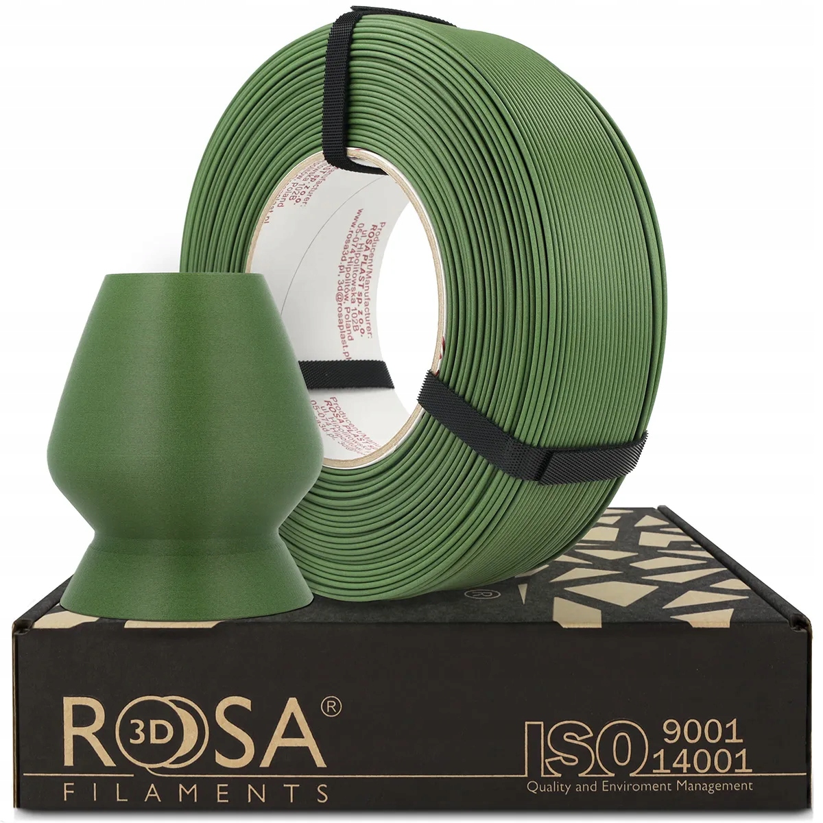 FILAMENT 3D ReFill PLA-CF Matt Green Grass 1,75mm 1kg