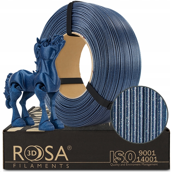 FILAMENT 3D ReFill PLA GALAXY Navy Blue 1,75mm  1kg