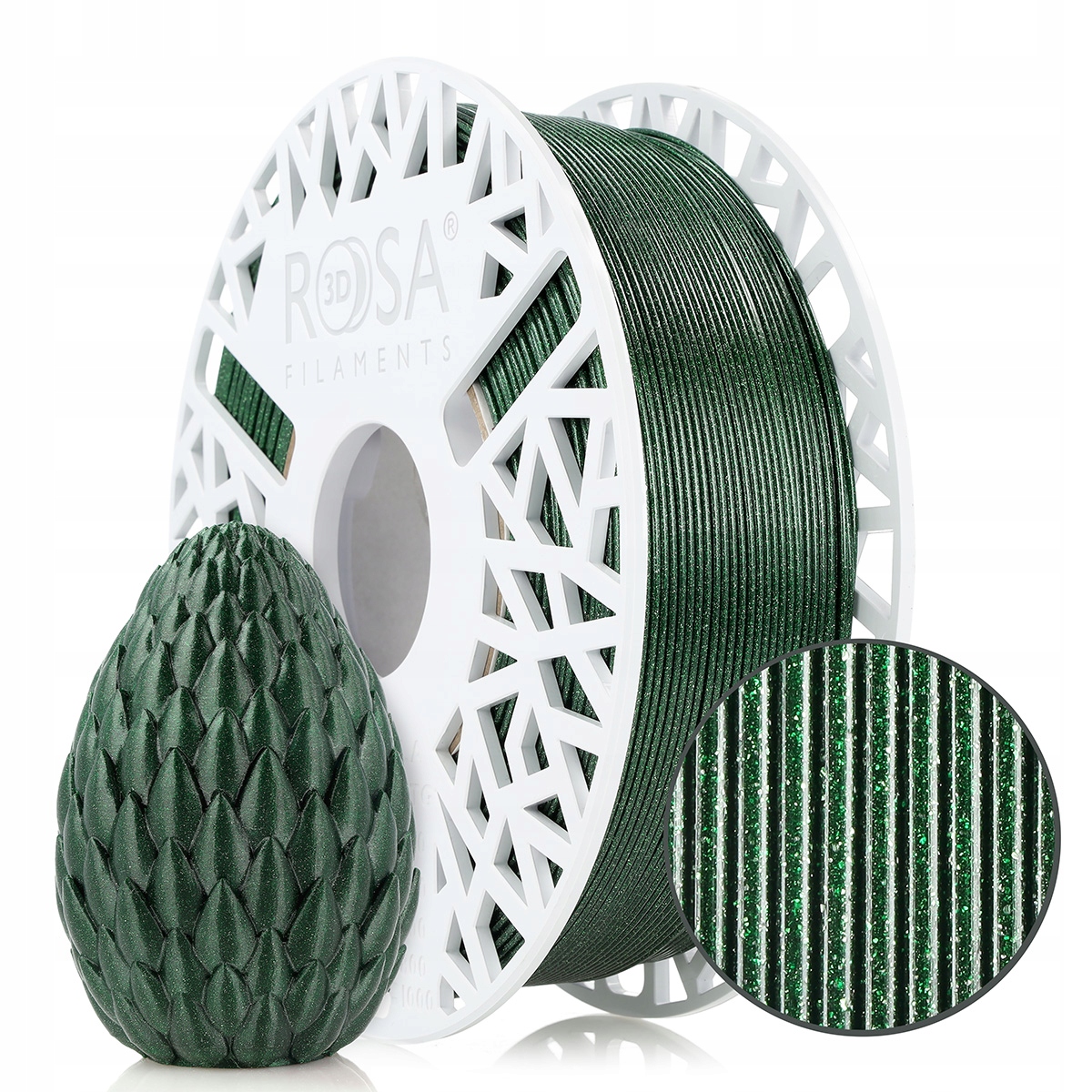FILAMENT 3D PET-G HS 1,75mm GALAXY Green 1kg