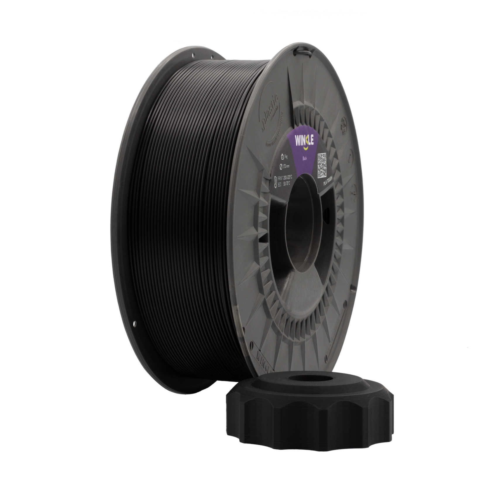 WINKLE PLA-Tough Filament 1.75mm 1000g Black Czarny