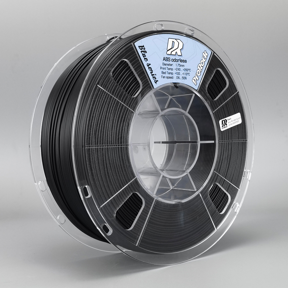 ProRock ABS Odorless Filament 1.75mm 1000g Black Czarny