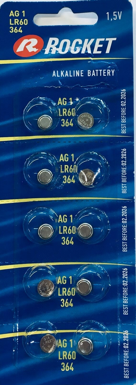 Rocket Baterie alkaliczne G1 LR60/364/ Blister 10 szt
