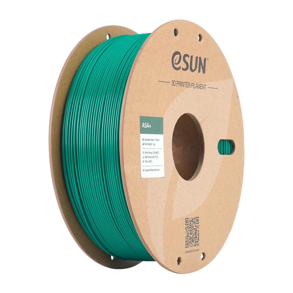 eSUN ASA+ Filament zielony 1.75mm 1000g papierowa szpula