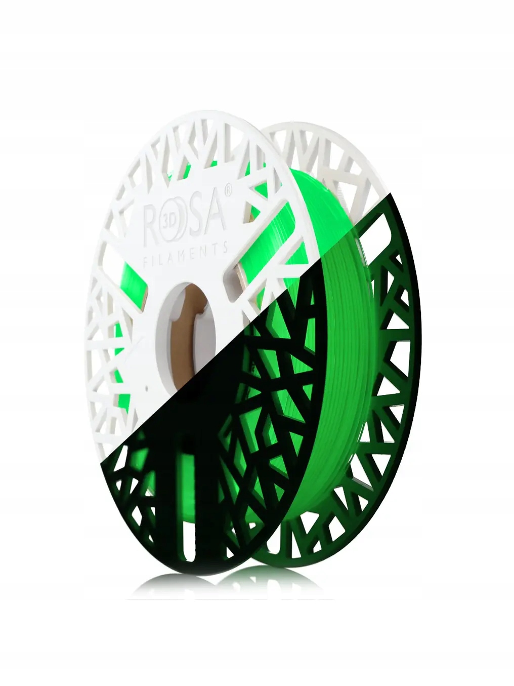 FILAMENT 3D PLA Neon Green Glow in the Dark, UV Glow 1,75mm 0,5kg