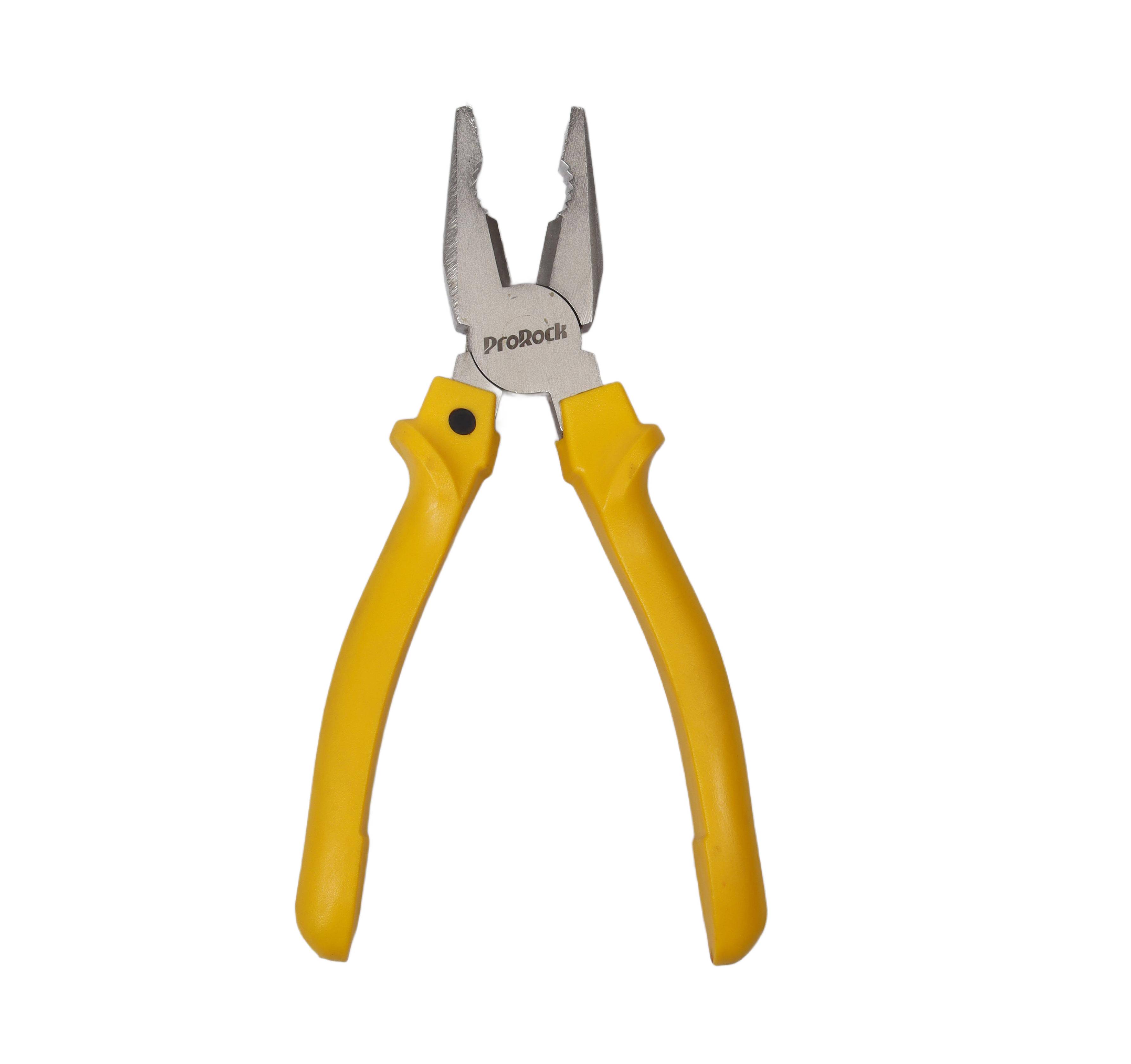 ProRock 8-inch Pliers, Lineman's, Yellow
