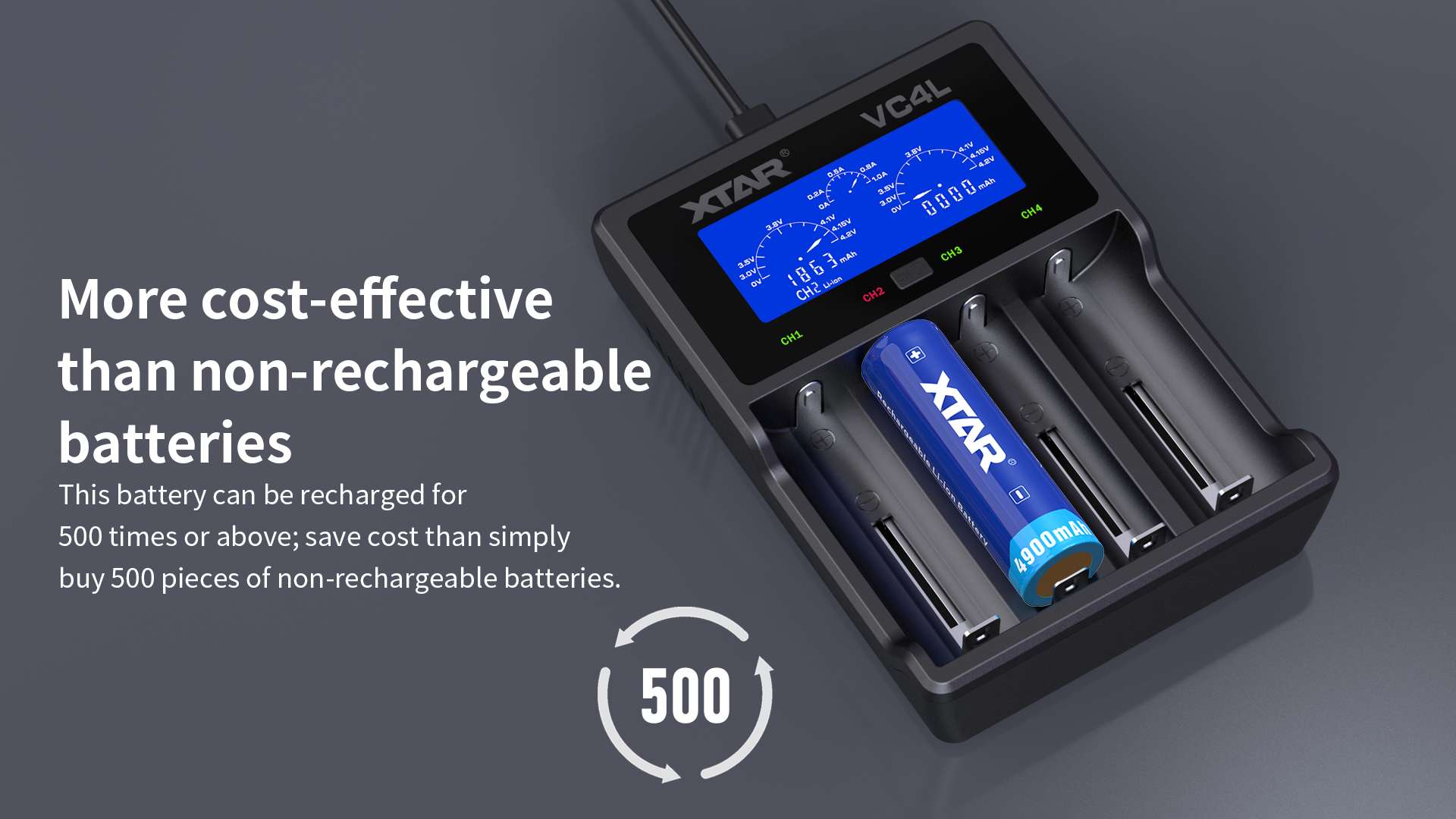 XTAR bateria 21700 4900mAh 3.6V litowo-jonowa z zabezpieczeniem