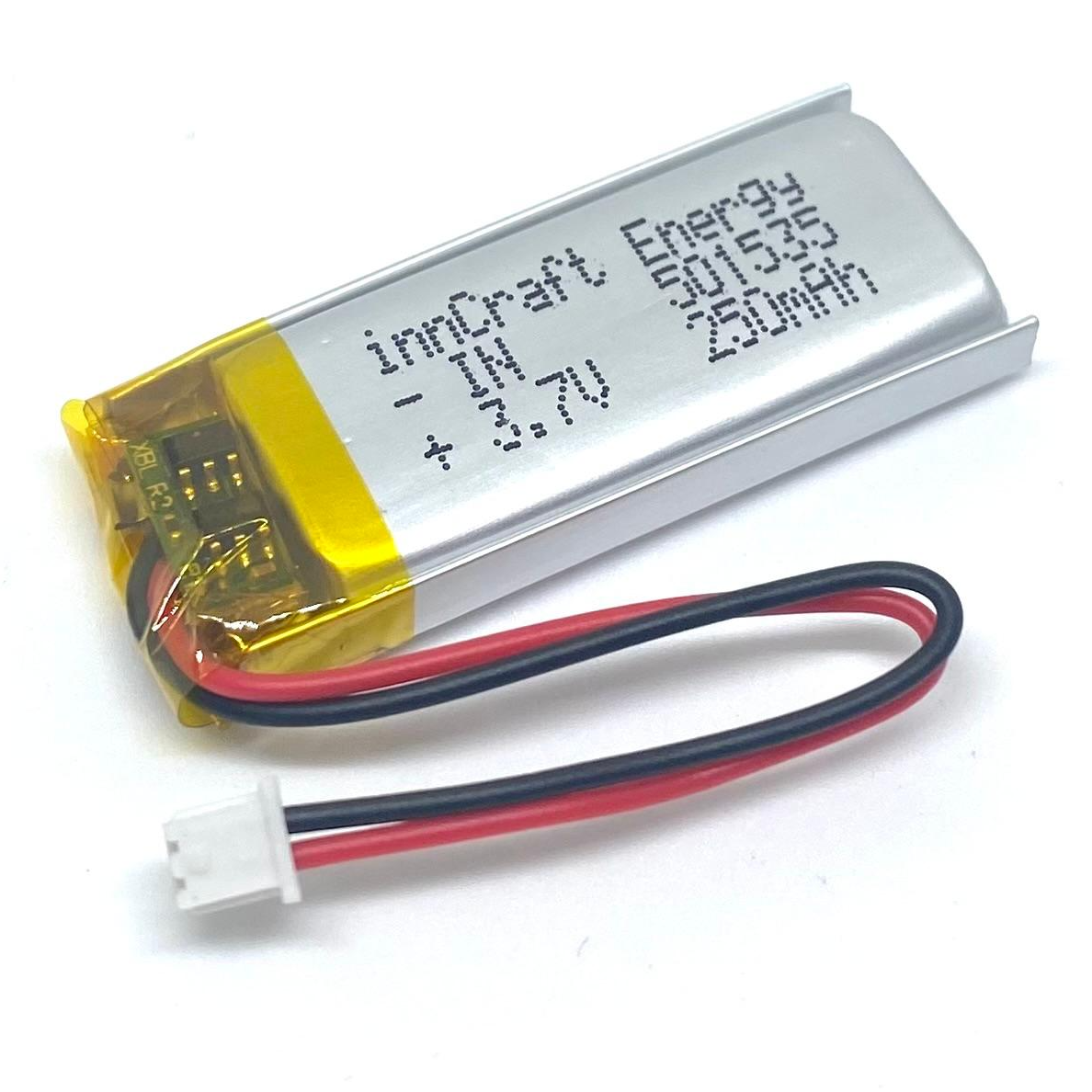 InnCraft IN501535 Bateria litowo-polimerowa 250 mAh 3.7V 36×15×5 mm