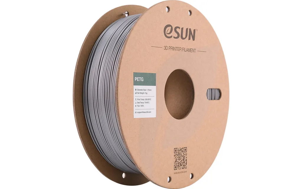 eSUN PETG Filament 1.75mm 1000g Jednolity Silver Srebrny
