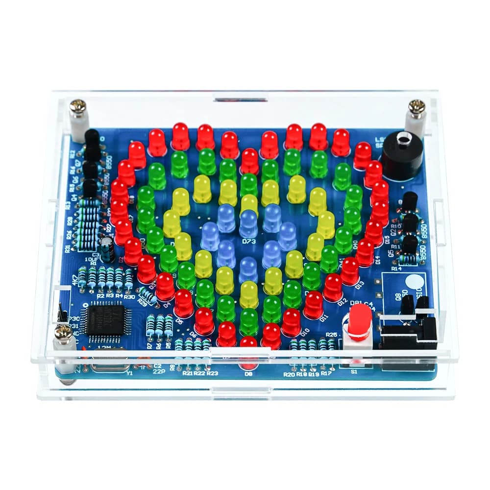 Zestaw do samodzielnego montażu wskaźnika LED reagującego na dźwięk USB DIY Kit