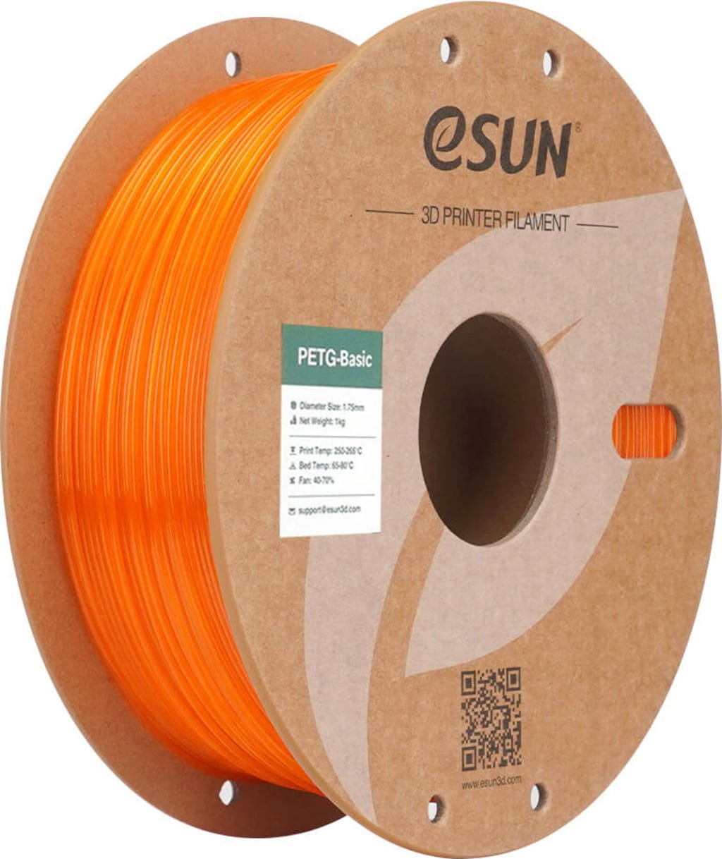 eSUN PETG-Basic Filament 1.75mm 1000g Translucent Orange