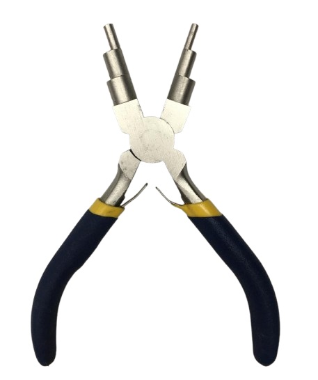 ProRock 6-calowe szczypce jubilerskie niebieskie-żółte