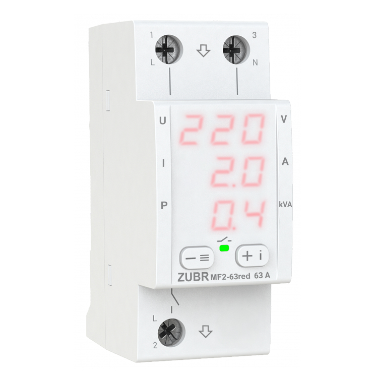 ZUBR wielofunkcyjny przekaźnik napięciowy MF2-63