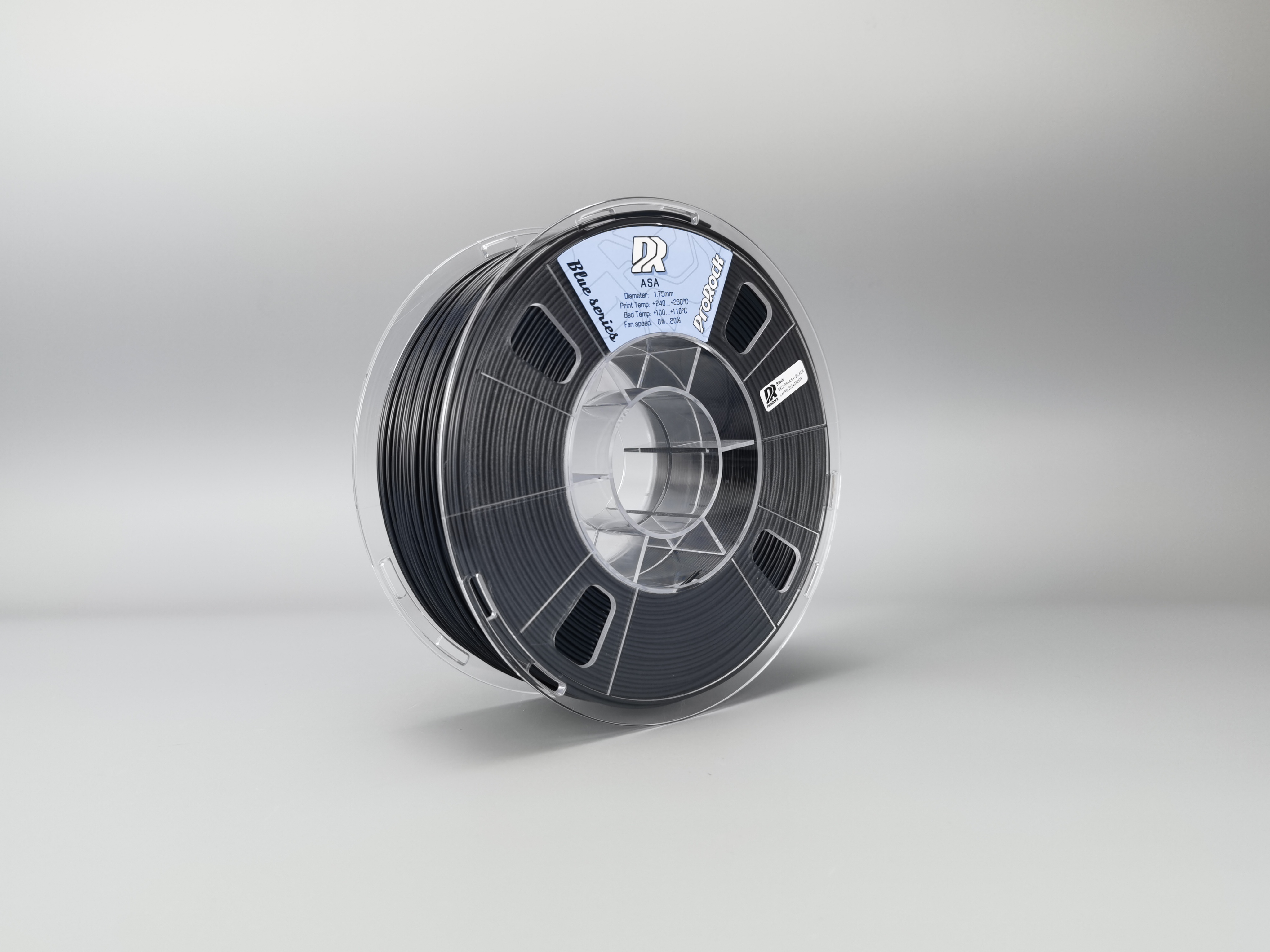 ProRock Filament ASA czarny Real Black RAL7021 1.75mm 1000g