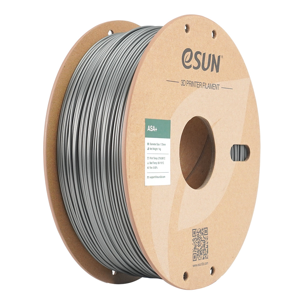 eSUN ASA+ Filament srebrny 1.75mm 1000g papierowa szpula