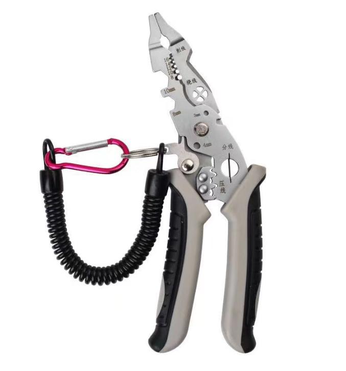 ProRock ściągacz izolacji szary uchwyt z PVC narzędzie wielofunkcyjne