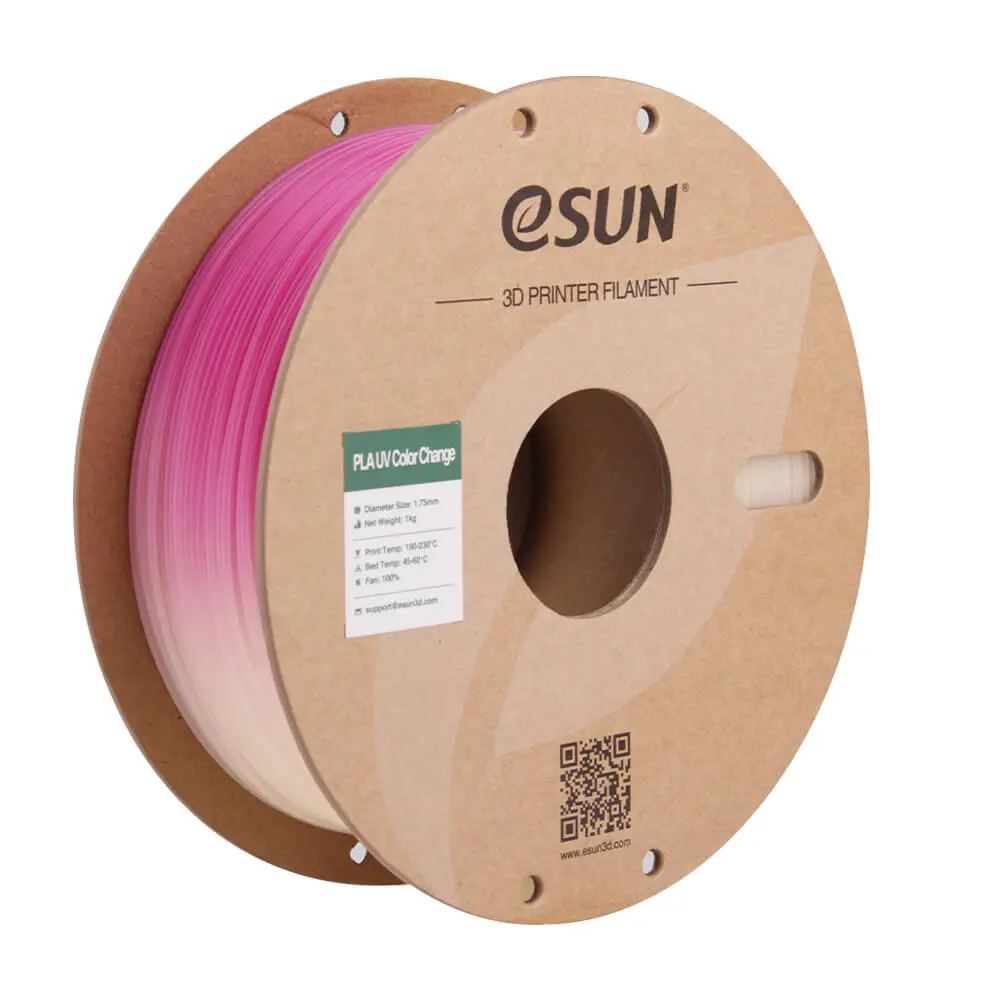 eSUN PLA-UV Color Change Filament 1.75mm 1000g Fuchsia Różowy