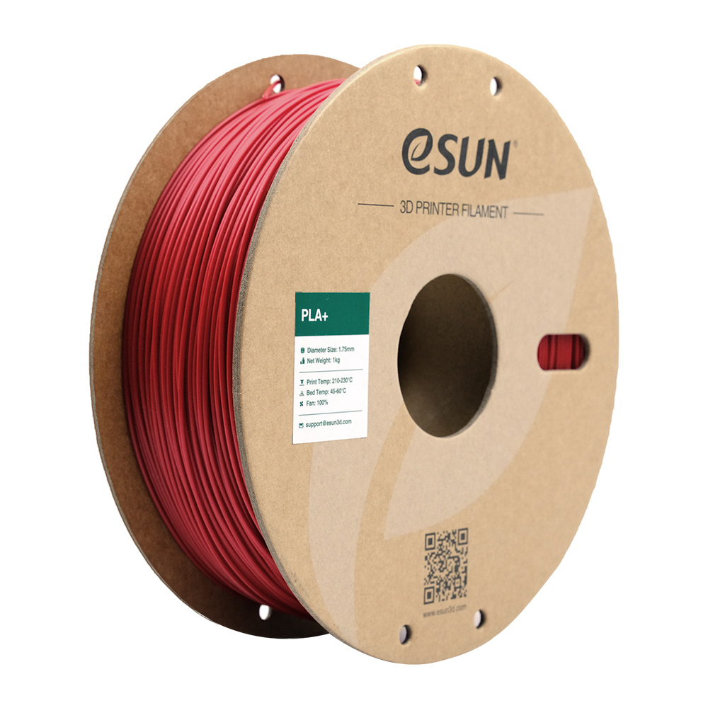 eSUN PLA+ Filament 1.75mm 1000g Fire Engine Red Czerwony